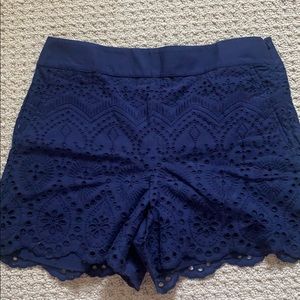 Navy LOFT shorts